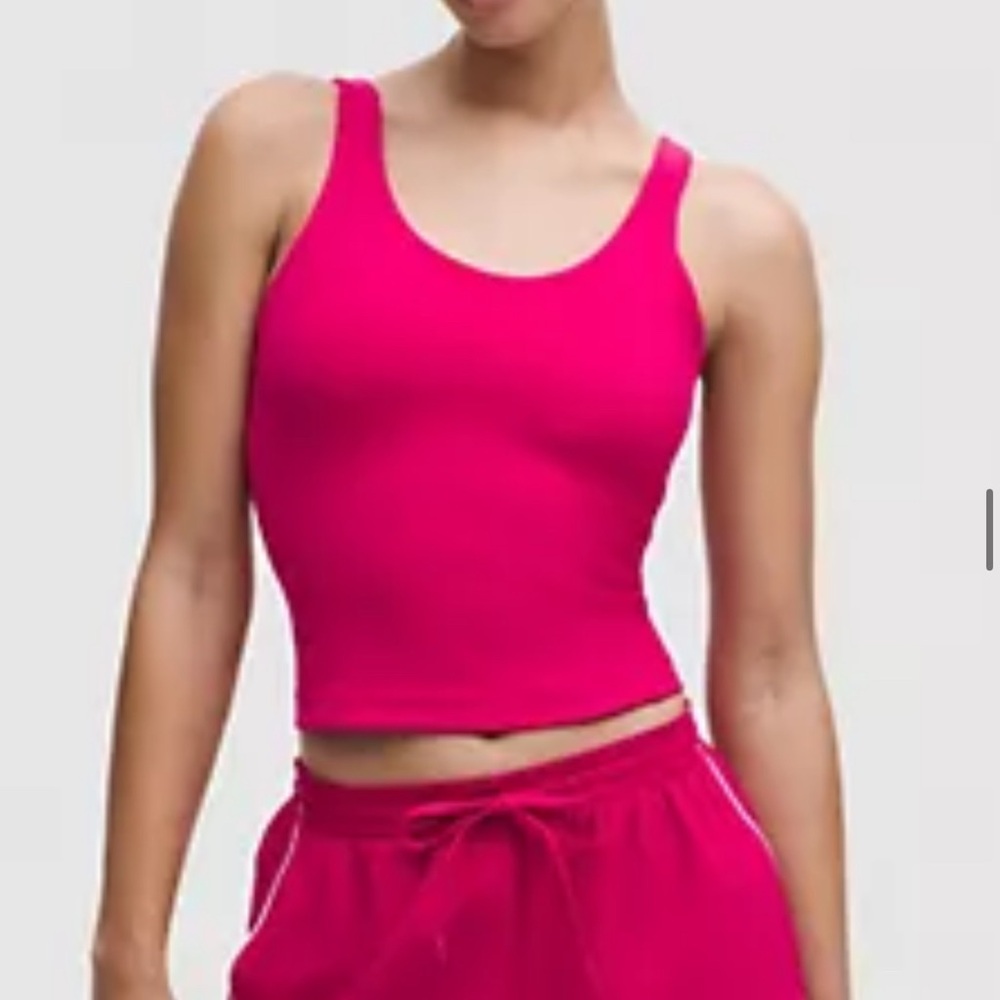 Lululemon Vibrant Pink Passionate Tank Top